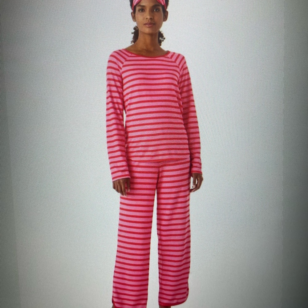 Kate Spade New York Striped 4-piece Pajama set, brand new, no tags and box - Picture 2 of 5